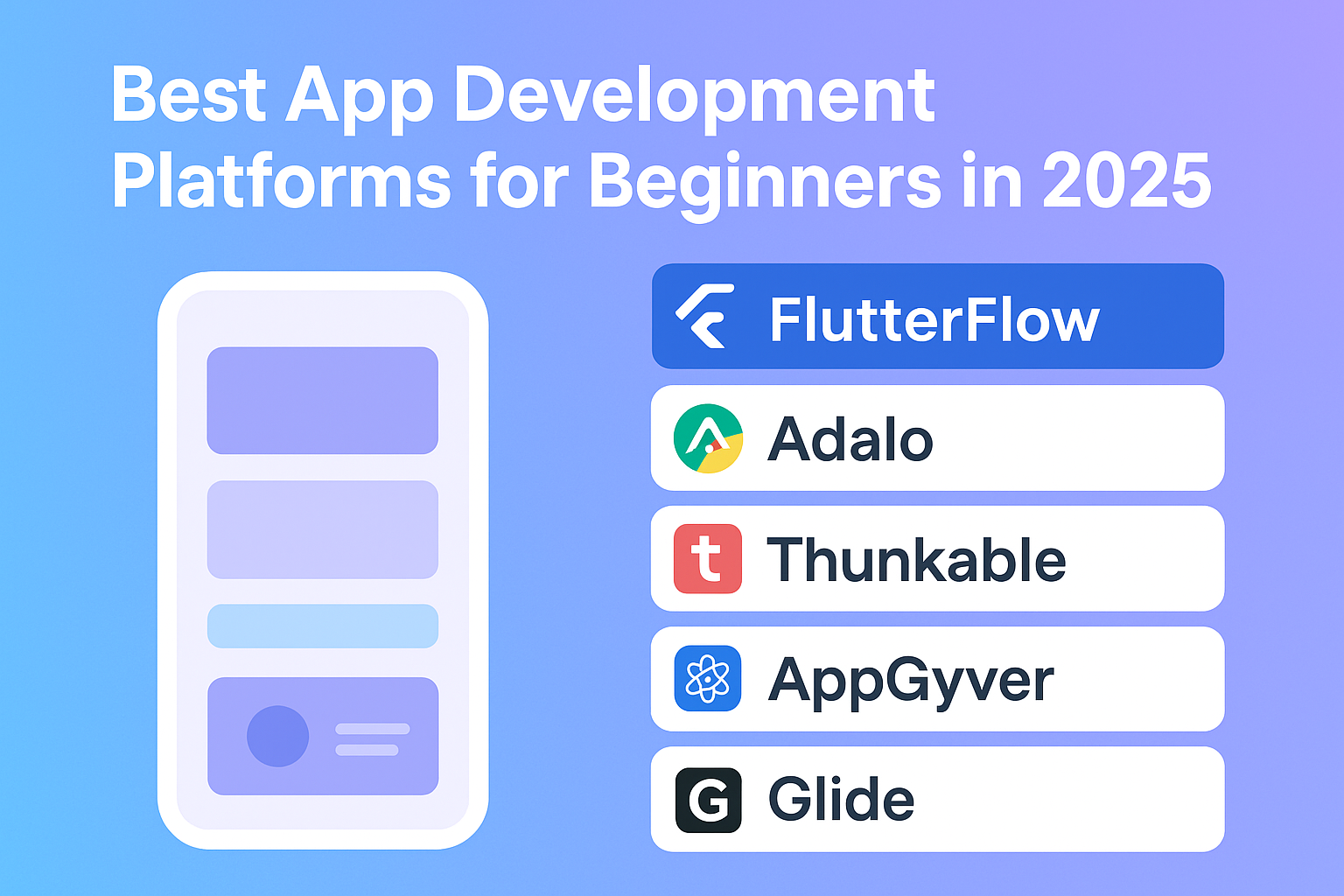 App Development Platforms for Beginners