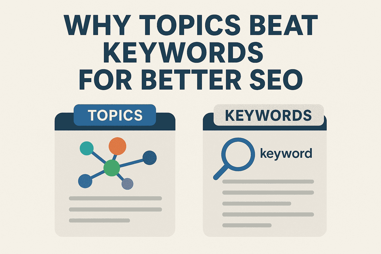 Why Topics Beat Keywords for Better SEO